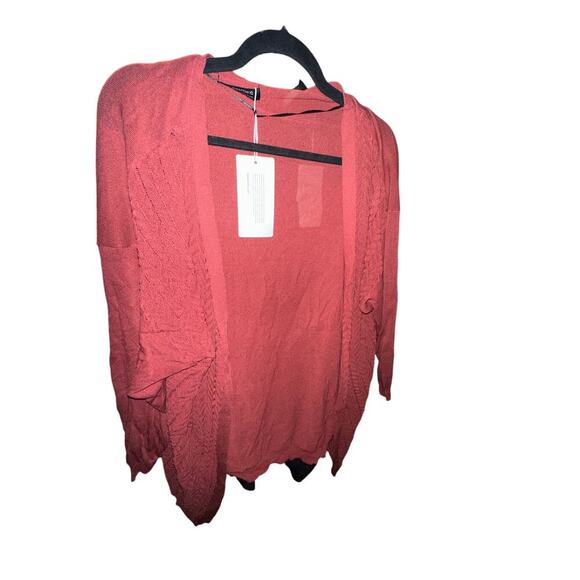 Plus Size 3X 22 24 Russet Rare BloomChic Loose Open Front Cardigan • - Picture 10 of 10